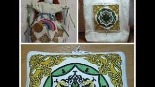 Хозяйственная сумка своими руками - 2  часть.  #сумка  #вышивка