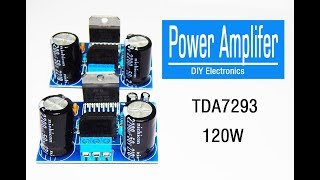 Усилитель на микросхемах TDA7293