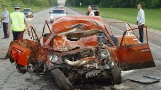 Самые страшные аварии и ДТП, со смертельным исходом (Подборка 18+)