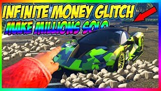 GTA 5 SOLO MONEY GLITCH *Get Million$* Unlimited money GTA 5 Online!