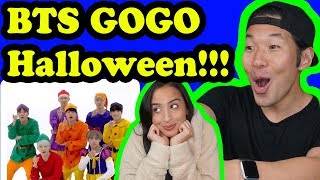 BTS GO GO DANCE PRACTICE (Halloween version) REACTION!!!