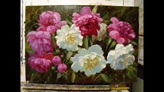 "Пионы в саду". Мастер-классы Вугара Мамедова