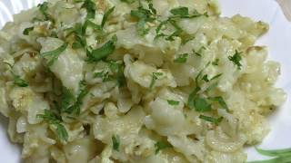 Вкусные макароны с яйцами и луком//Простой рецепт как вкусно и просто приготовить макароны