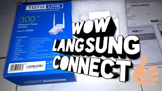 Cara Mudah Setting TOTOLINK EX200, Dengan HP - Memperluas Sinyal Wifi