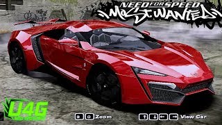 Various W-Motors Lykan Hypersports NFS Most Wanted 2005 Mod Spotlight