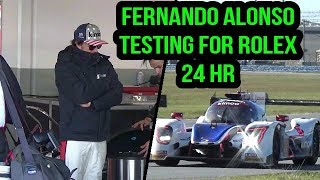 Fernando Alonso  Rolex 24 Testing at Daytona 2018