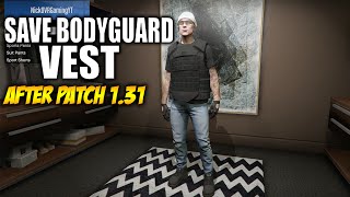GTA 5 Online NEW Save Bodyguard Vest Glitch! (After Patch 1.31)
