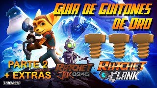 Guía de Guitones de Oro de Ratchet & Clank PS4 (Parte 2 + Extras) (PS4 Gold Bolts)