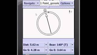Navigating using Trimble TerraSync on a Windows Mobile Device