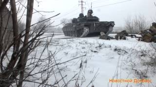 Зачистка промзоны в Дебальцево/Stripping in Debal'tsevo