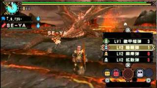 【紫電】MHP3rd　煌黒龍アルバトリオン　2PT　0分針討伐