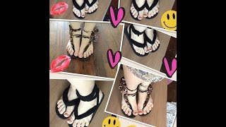 COMO FAZER SANDÁLIAS  DE CHINELOS HAVAIANAS ops sandálias ?