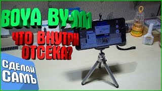 ПЕТЛИЧНЫЙ МИКРОФОН BOYA BY-M1 РАСПАКОВКА ОБЗОР И ТЕСТ, как разобрать отек питания?