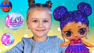 ЗОЛОТОЙ ШАР ЛОЛ - Огромный СЮРПРИЗ для Ярославы! LOL Surprise Dolls Видео для Девочек Часть 2