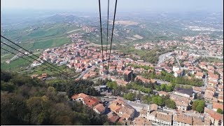Visting San Marino! Spectacular Cable Car With Awesome Views