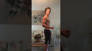 My son. 14 year old body builder
