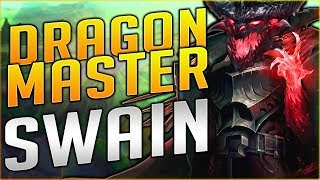 NEW DRAGON MASTER SWAIN SKIN IS SO FREAKING AWESOME!! Dragon Master Swain Gameplay Season 8 - PBE