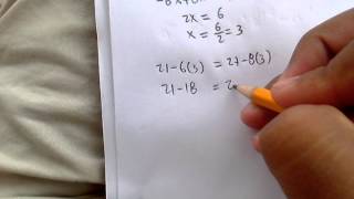Ejercicio 78 6 y 7 Resolucion de Ecuaciones enteras de Primer Grado con una Incognita