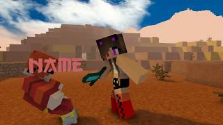 intro Template Mine-imator #12 | * Cutest Girl Skin * ( Clickbait ) insp. BCZ