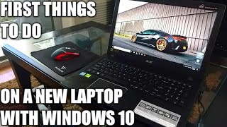 How to set up a new laptop for beginners - Make it Awesome- Acer E15 E5-576G-5762