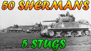 Men of War Assault Squad 2 - 50 Sherman M4 vs 5 Stug III - Editor Scenario #30