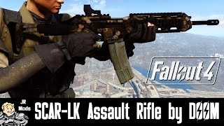 Fallout 4 Mod Showcase: SCAR-LK Assault Rifle by DOOM