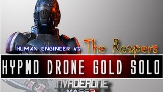 Human Engineer Hypnotic Drone Solo vs Reapers & Tutorial on Character (Mass Effect 3)