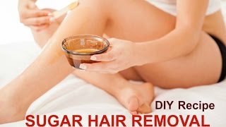How To Make Sugar Paste For Natural Hair Removal - Sugar Hair Removal - Part 1 - Ms Toi