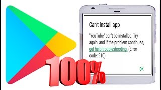 How To Fix Google Play Store Error 910 Can't Install App In Android (100% Successfully & Working)