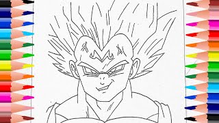 Como Desenhar MAJIN VEGETA - DRAGON BALL Z | IGOR AMBRÓSIO DRAWINGS