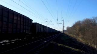 Электровоз ВЛ10-1171 с грузовым поездом