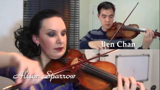 Bach Double Violin Concerto in D Minor | Alison Sparrow & Ben Chan