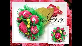 ?КОЛОКОЛЬЧИК ИЗ КОНФЕТ на Последний звонок в школу ?Мастер класс?Анна Кохан?Букеты из конфет?