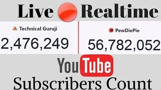 How To See Real Time Live Subscribers Count Of Any Youtube Channel