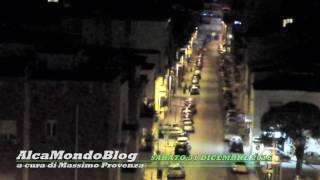 Botti di Capodanno 2017. Una panoramica di Alcamo intorno a mezzanotte