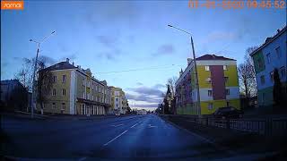 По центру города Речица 1 января 2020 года