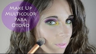 Maquillaje de otoño multicolor  - Different autum makeup