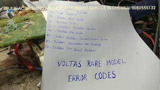 Voltas Inverter AC E1 E2 E3 E5 F3 F4 F5 F6 F7 F8