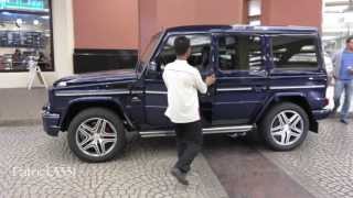 G63 AMG V8 Biturbo Mercedes-Benz in dark blue