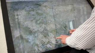 Multi touch интерактивный стол 57"