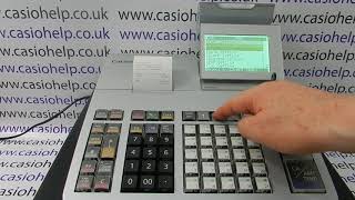 Training Mode Set Up On Casio SES400 / SES 800 / SES900 Cash Register