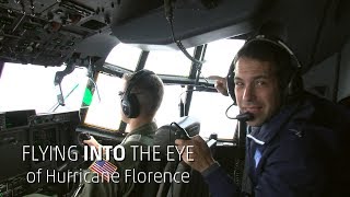 Flying Into Hurricane Florence's Eye