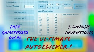 THE BEST AUTOCLICKER IN SABER SIMULATOR!! (OP STRATAGIES!)FREE GAMEPASSES! (PC ONLY)