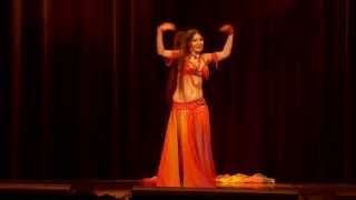 Nyla Reiter - Bauchtanz "Sahra Saida" Improvisation auf der Show "360° Orient" in Osnabrück 2013