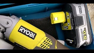 Честный обзор УШМ RYOBI, выбрал аккумуляторную болгарку