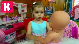 Кукла Беби Борн и одежда с обувью / купаем куклу / Baby Born