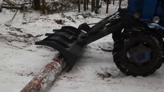 Лесной толкатель штабелер ЛТ-82/3 на МТЗ +.(926)205-90-92