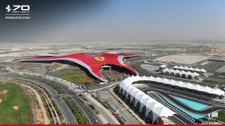 Ferrari World  in Abu Dhabi l Formula Rossa- world's fastest roller coaster with 240 km/h (150 mph).
