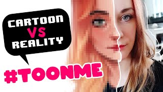#TOONME Challenge ⭐️ Cartoon VS Reality ⭐️