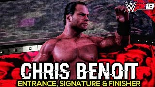 WWE 2K19 Chris Benoit Entrance, Signature, Finisher & Victory Motion | PC Mods